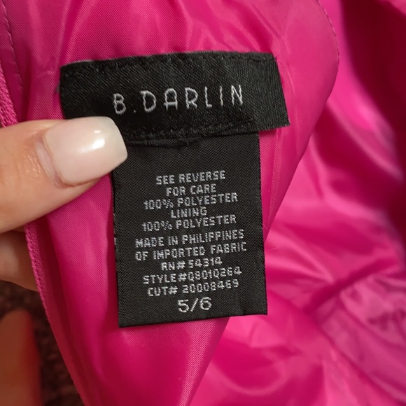 Pink Short Formal Dress - Picture 7 of 9